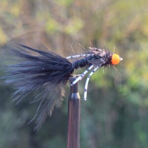 Aggravator noir casque orange