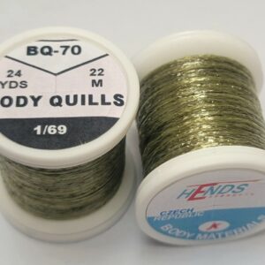 Body quills multicolor 70 Light and dark olive