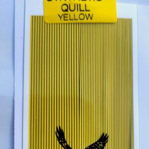Synthetic quill yellow