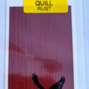 Synthetic quill rust