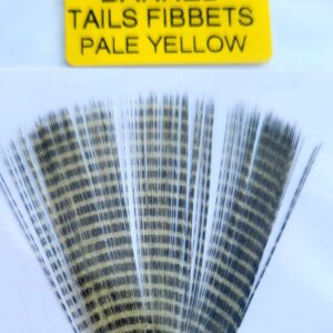 Micro fibbets rayés pale yellow