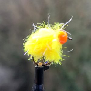 Egg fly sunburst orange