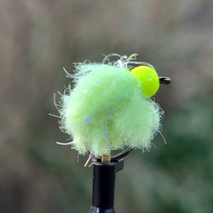 Egg fly chartreuse
