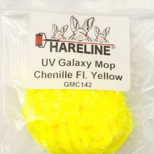 Uv galaxy Mop chenille jaune fluo