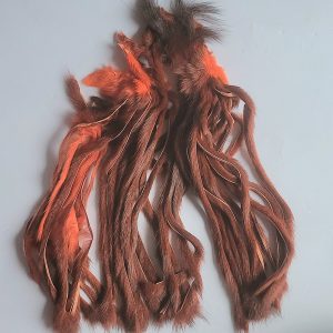 Peau d'écureuil bandelettes rusty orange