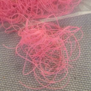 Micro shaggy dub rose fluo