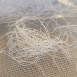 Micro shaggy dub Blanc