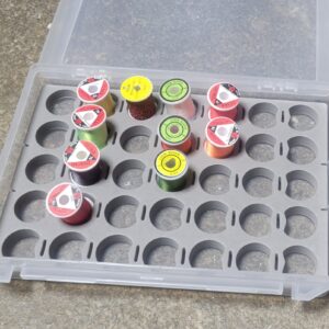 Boite rangement bobines de montage mouche