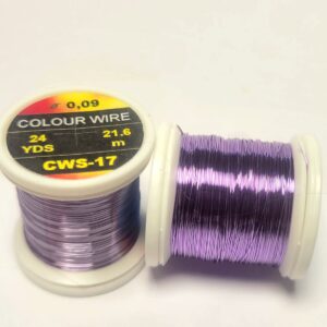 Fil de cuivre violet