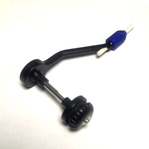 Porte bobine céramique bleu avec frein